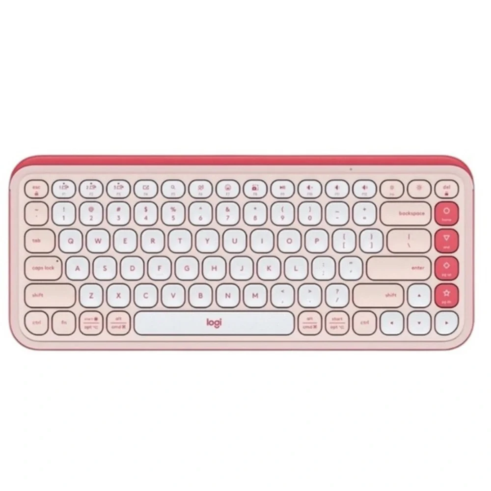 Logitech Pink POP Icon Keys Wireless Keyboard